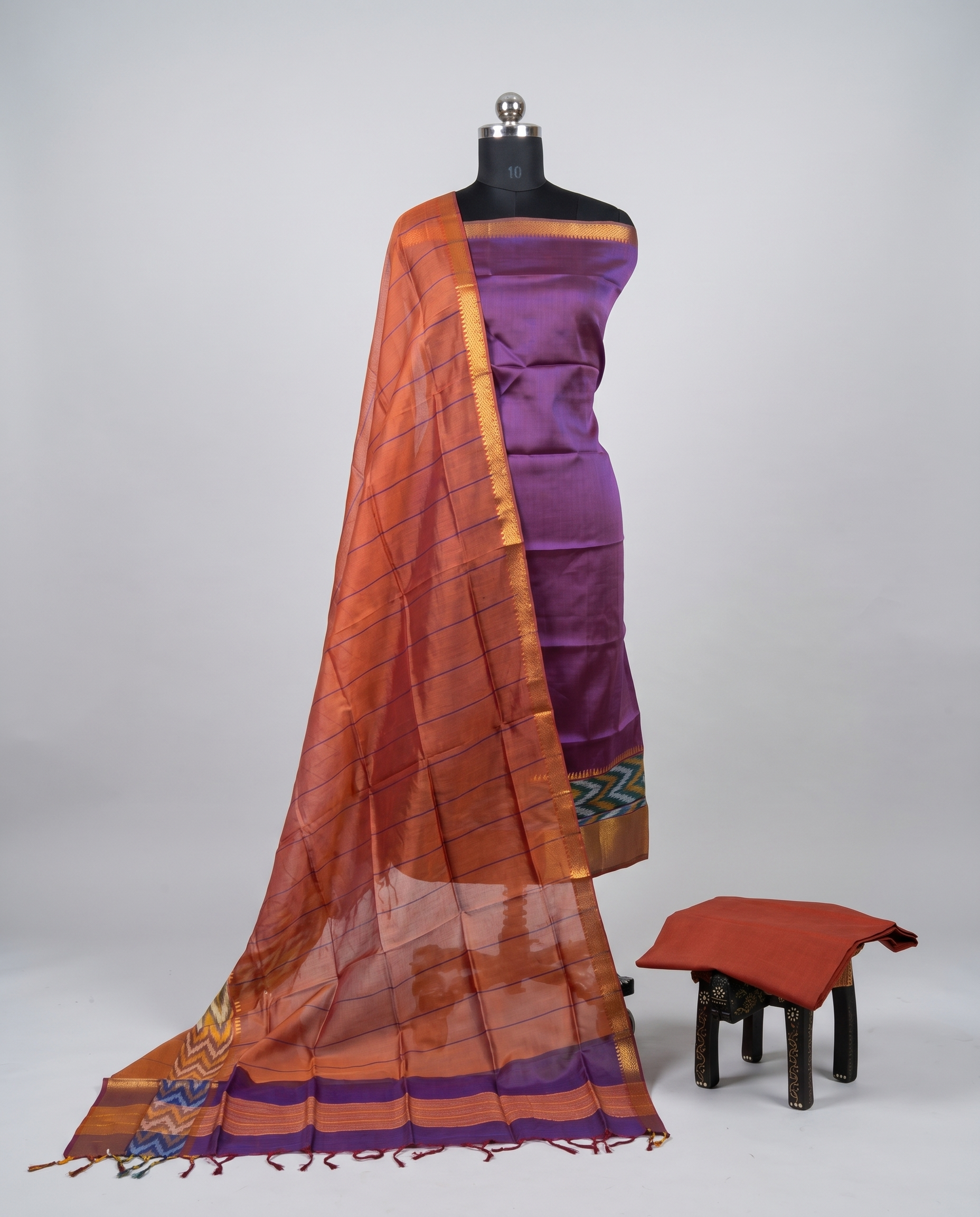 Handloom Silk Pochampally Border