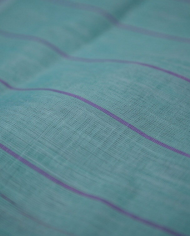 HANDLOOM COTTON CHUDI SETS - Dark Lilac with Teal