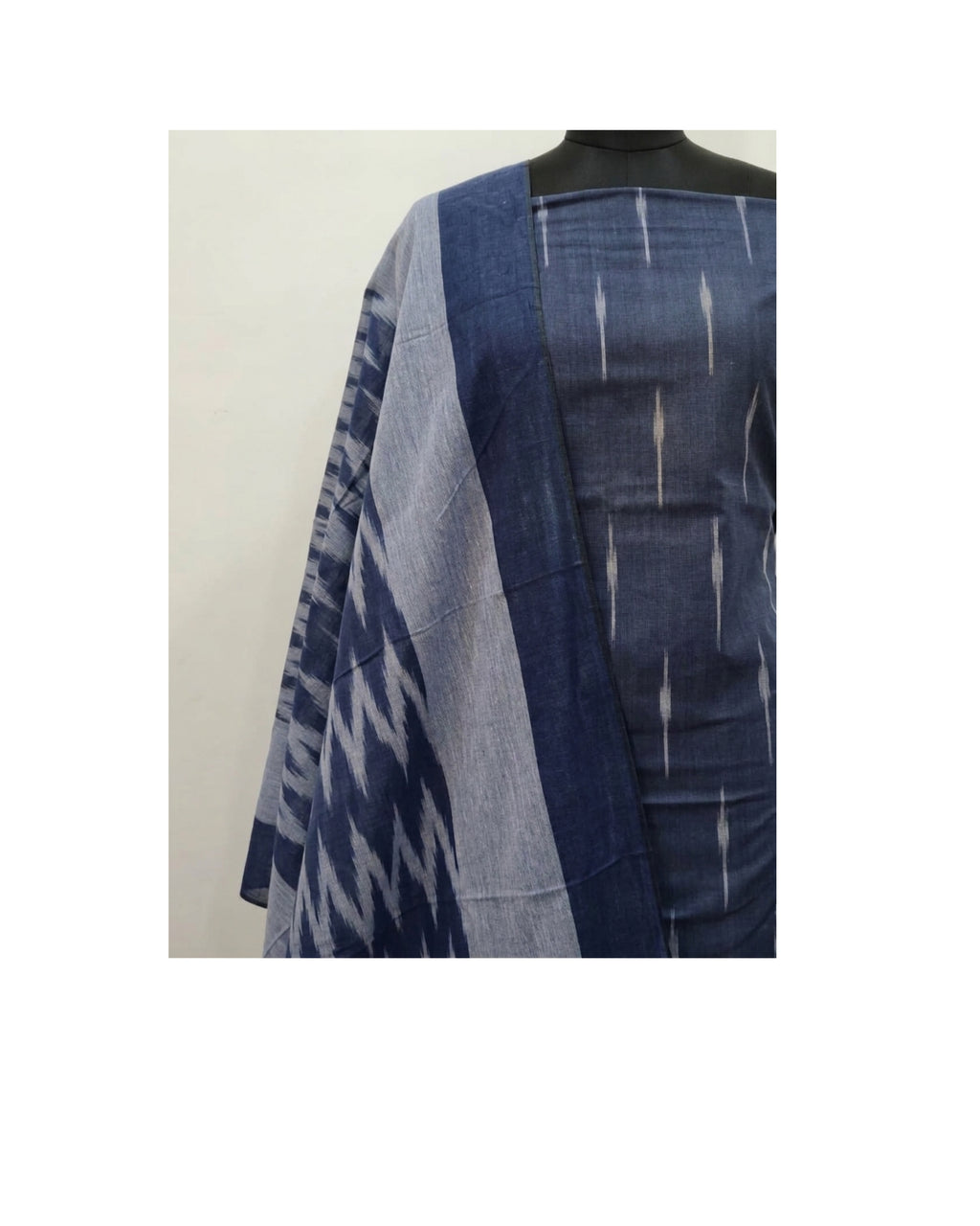 PURE IKKAT CHUDI SET - Indigo