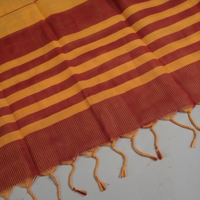 HANDLOOM COTTON CHUDI SETS - Red with Mustard Yellow