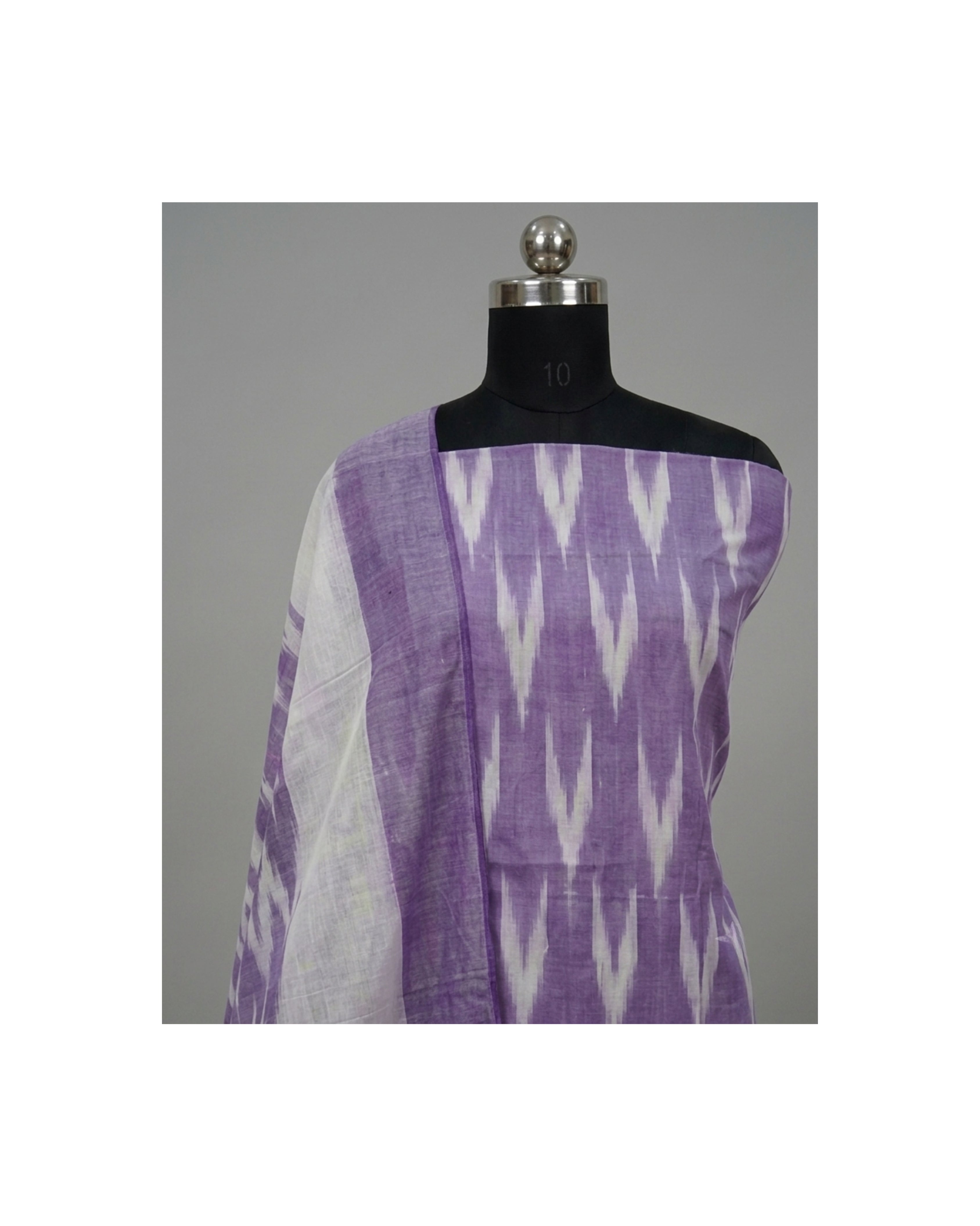 PURE IKKAT CHUDI SET - Orchid Purple