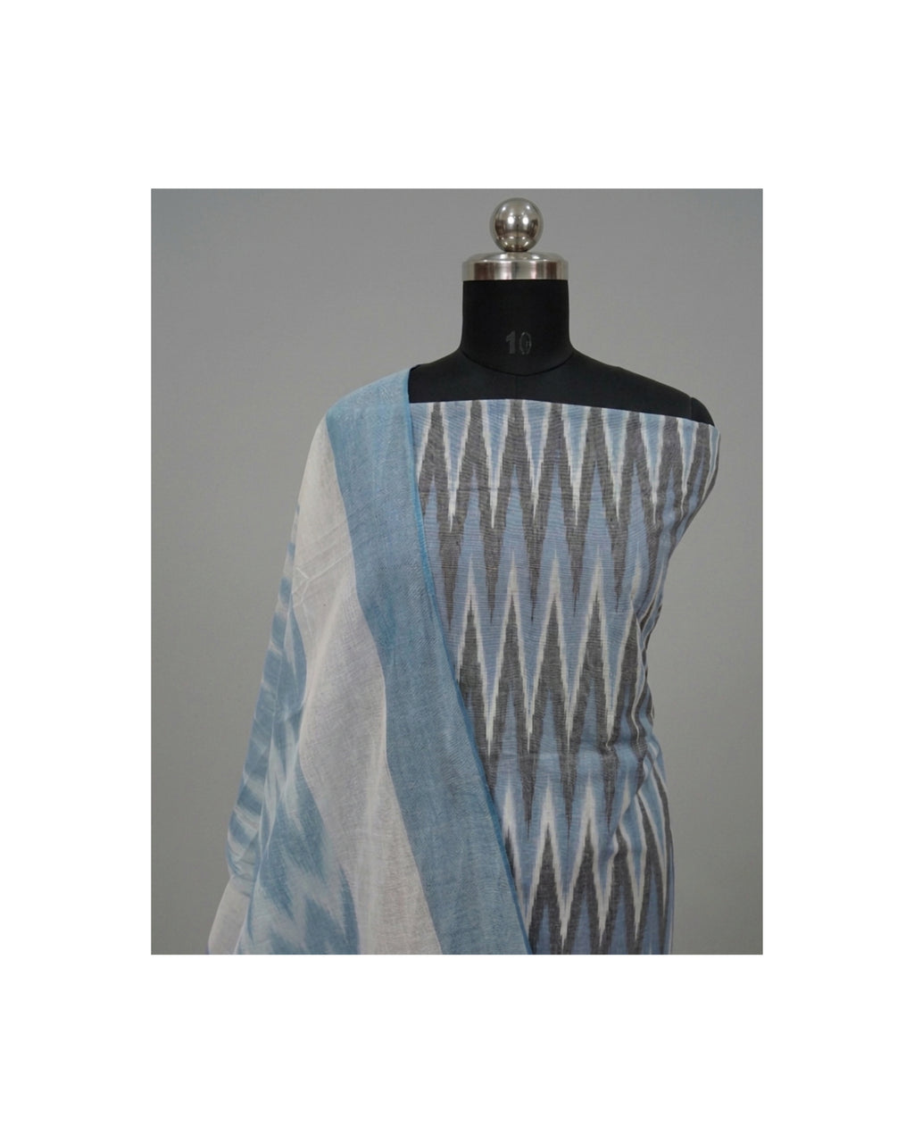 PURE IKKAT CHUDI SET - Powder Blue