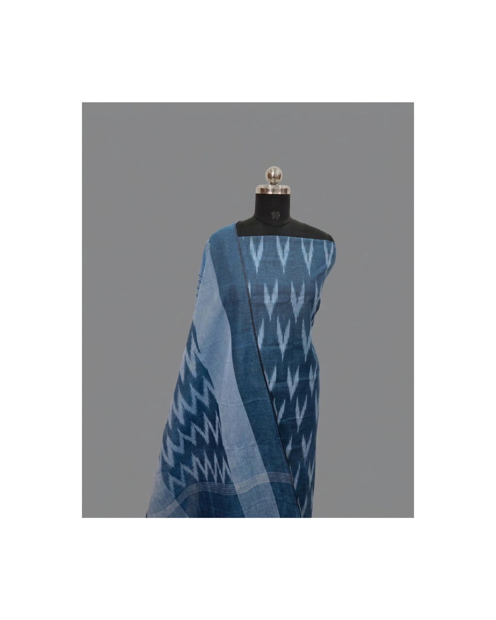 PURE IKKAT CHUDI SET - Prussian Blue