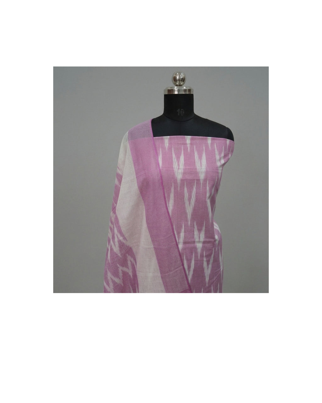 PURE IKKAT CHUDI SET- Lavender Pink