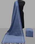 SINGLE IKKAT  CHUDI SETS - BLACK WITH DENIM BLUE