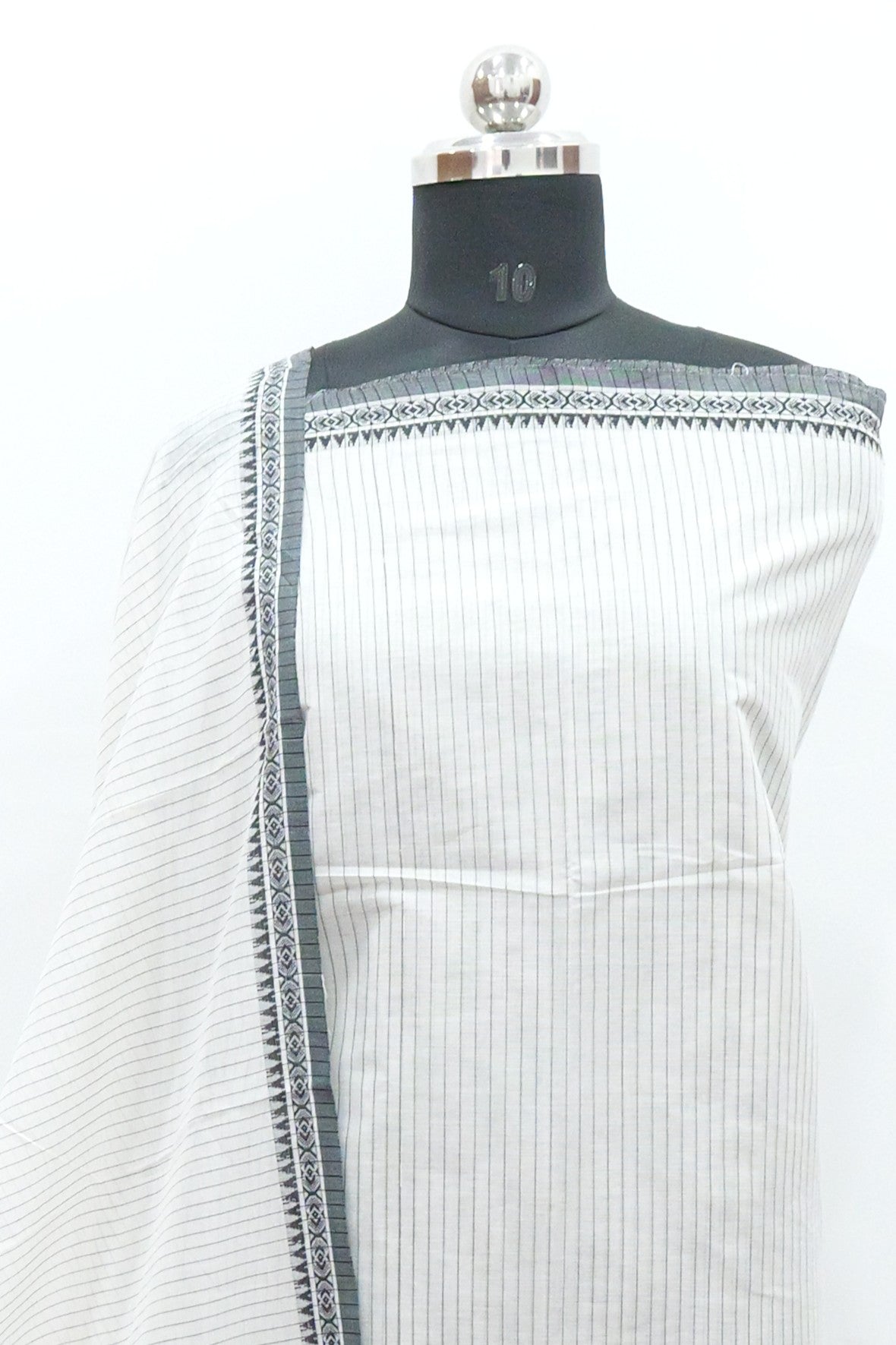 Off White with Black Border