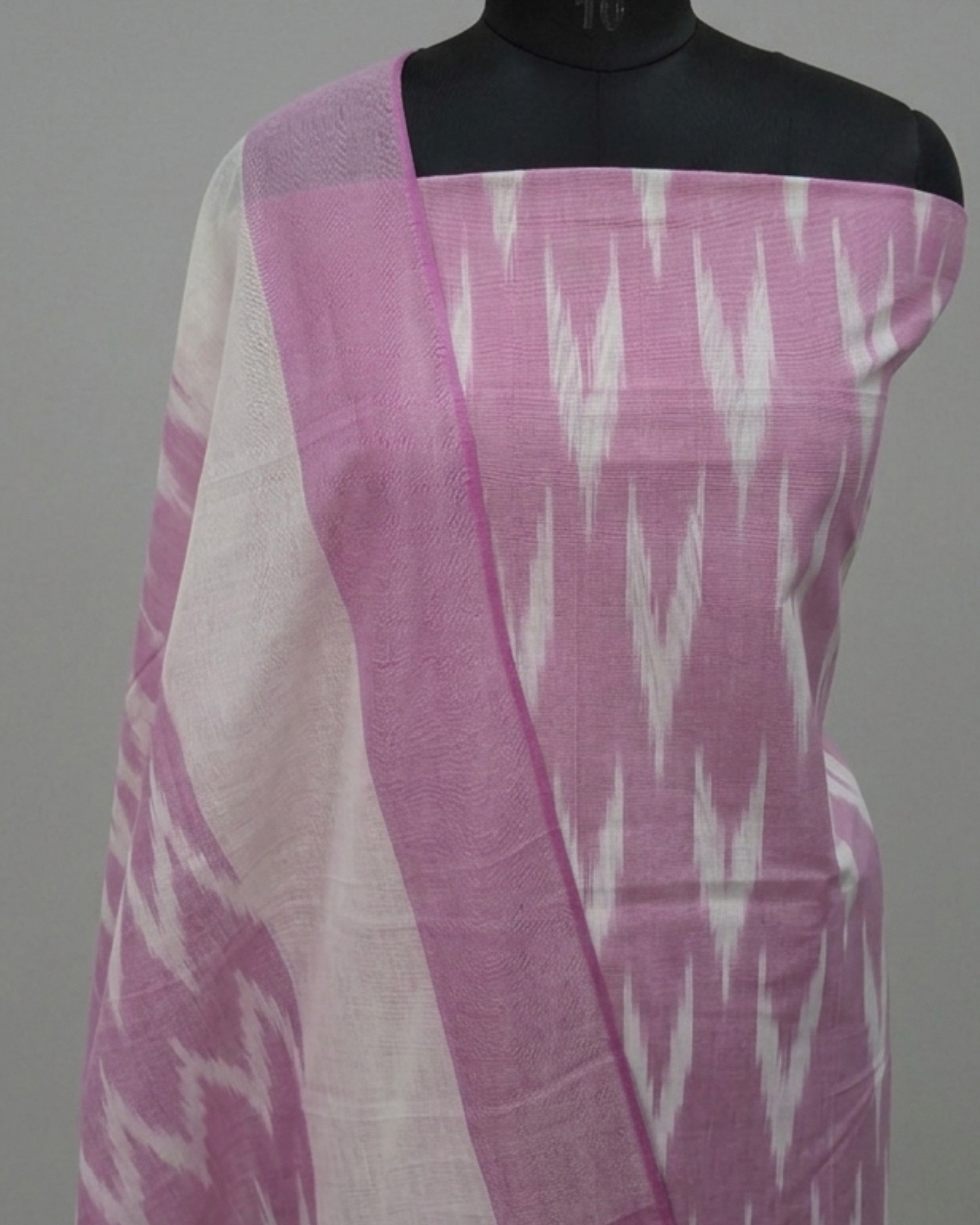 PURE IKKAT CHUDI SET- Lavender Pink