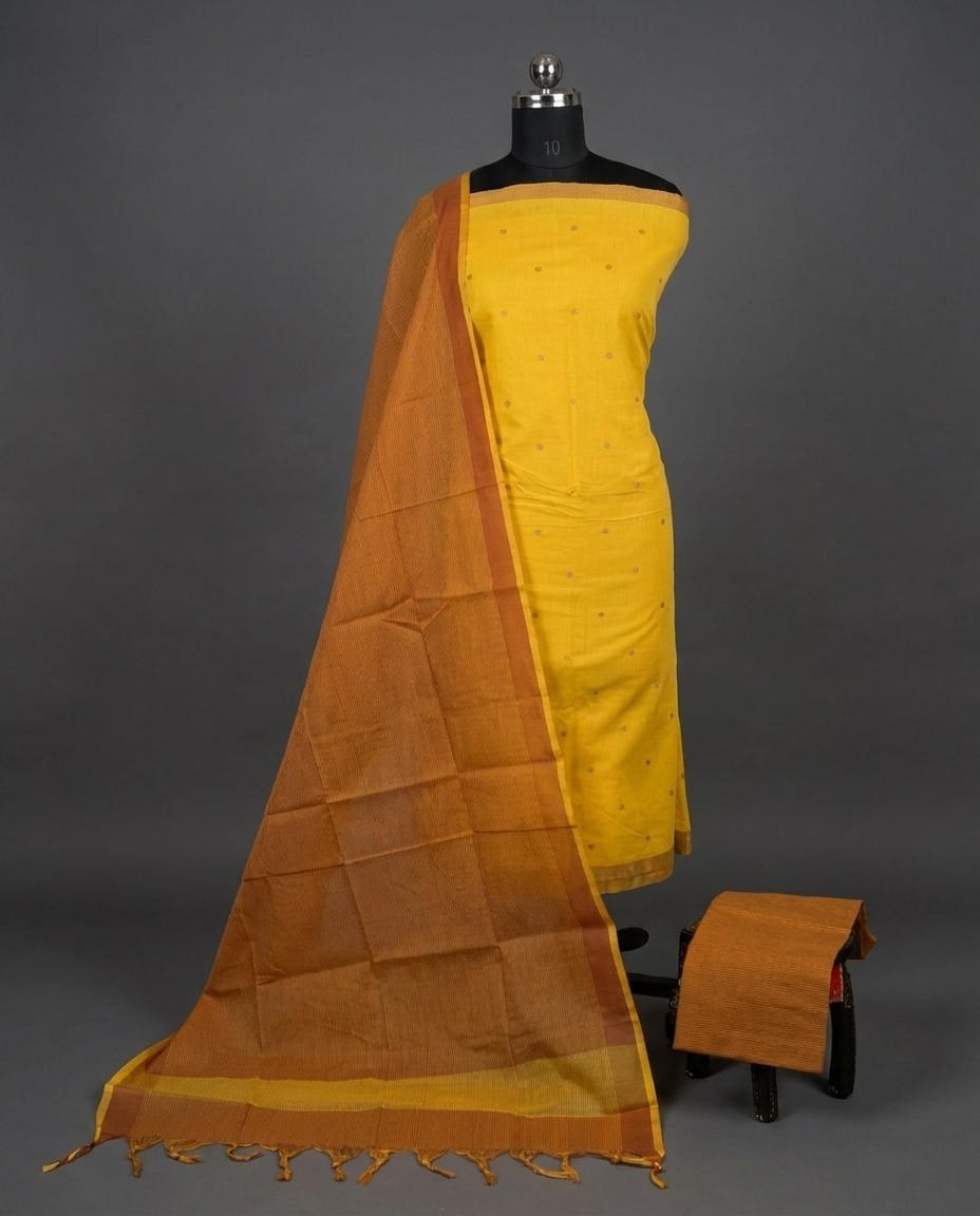 Mustard Yellow & Brown