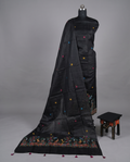 Premium Chanderi Zari - Black