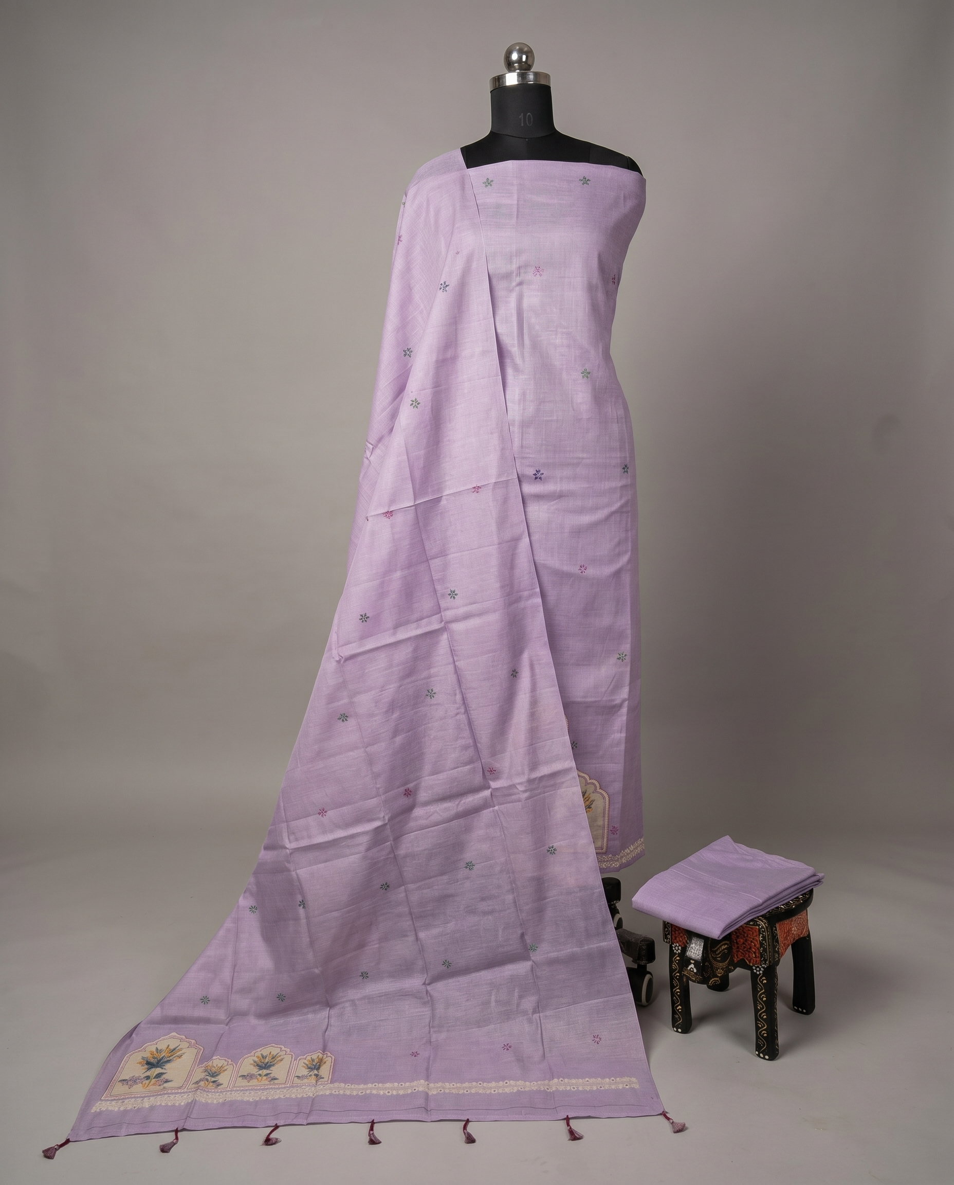 Premium Chanderi Thread - Lavender