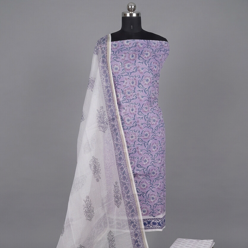 Lavender - Mul Mul Kota Dupatta