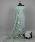 Pastel Green - Mul Mul Kota Dupatta