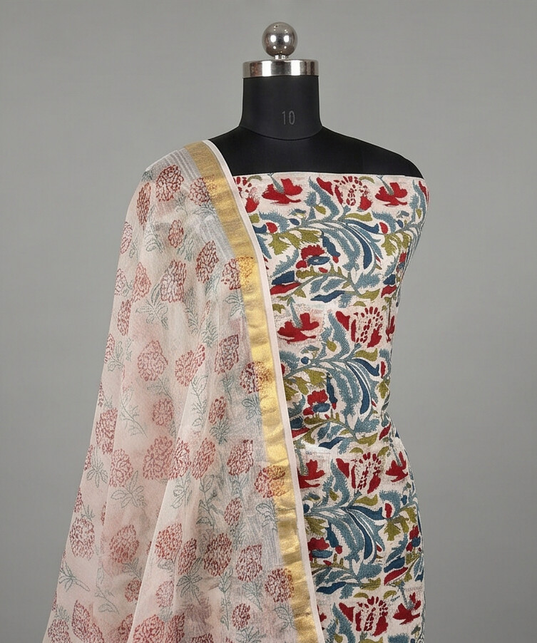 Off-White - Mul Mul Kota Dupatta