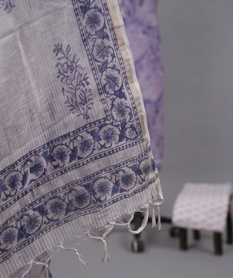 Purple - Mul Mul Kota Dupatta