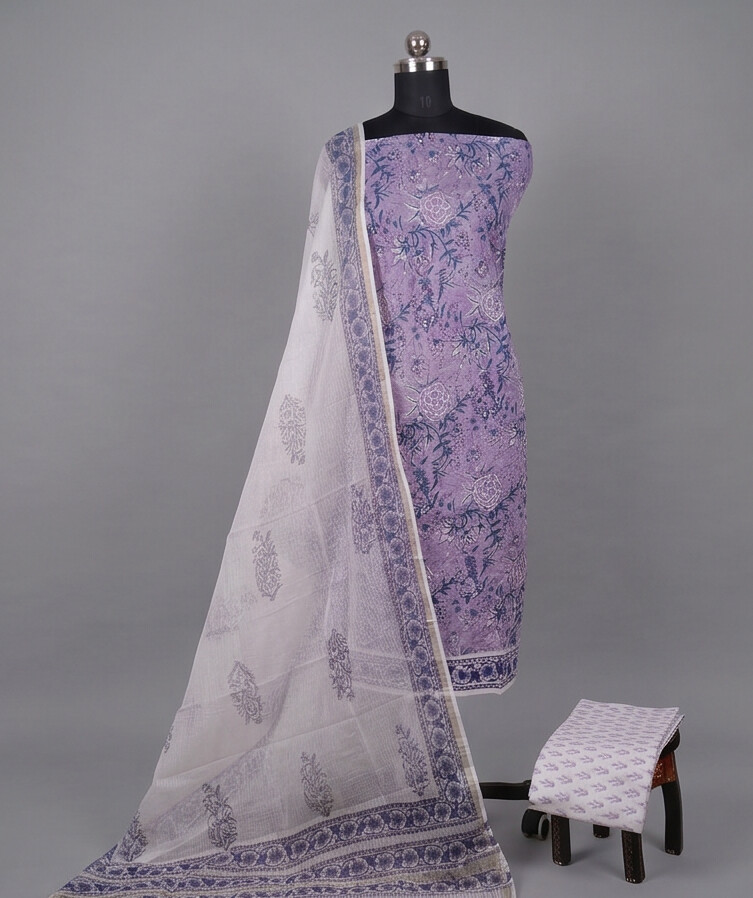 Purple - Mul Mul Kota Dupatta