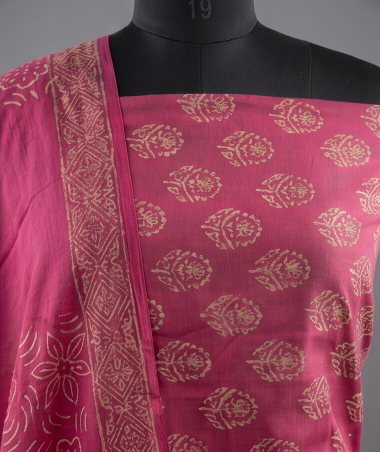 Rose Pink - Mul Mul Cotton Dupatta