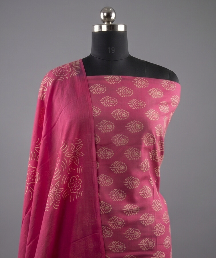 Rose Pink - Mul Mul Cotton Dupatta