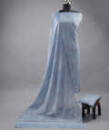 Pale Blue - Mul Mul Cotton Dupatta