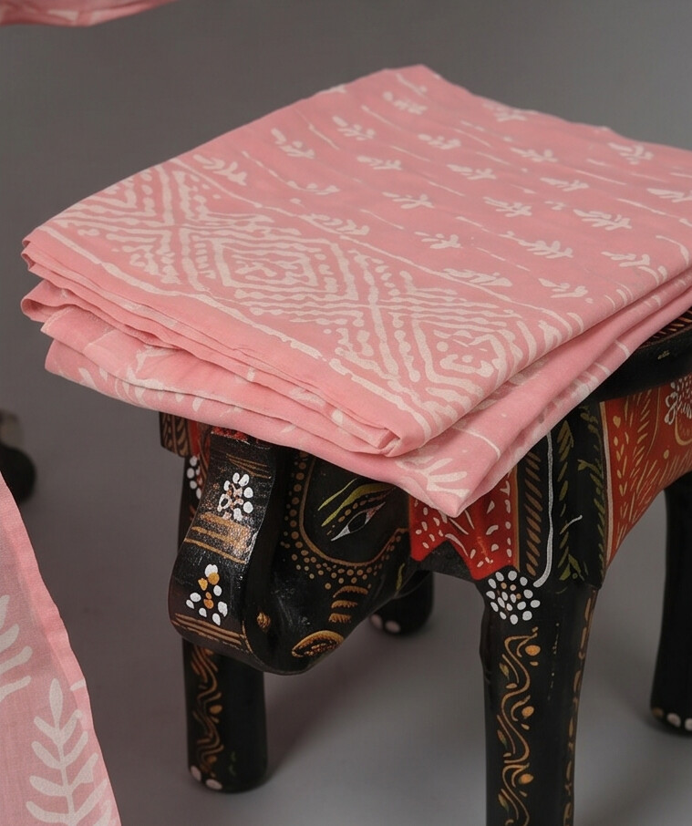 Peach - Mul Mul Cotton Dupatta