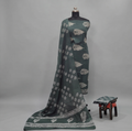Charcoal Green - Mul Mul Cotton Dupatta