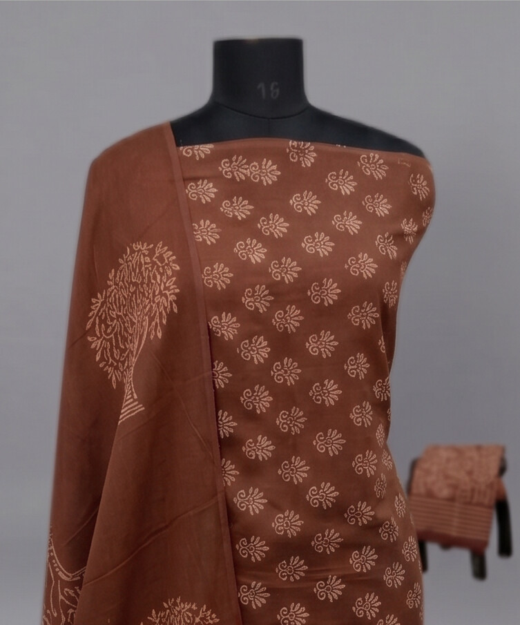 Terracotta - Mul Mul Cotton Dupatta