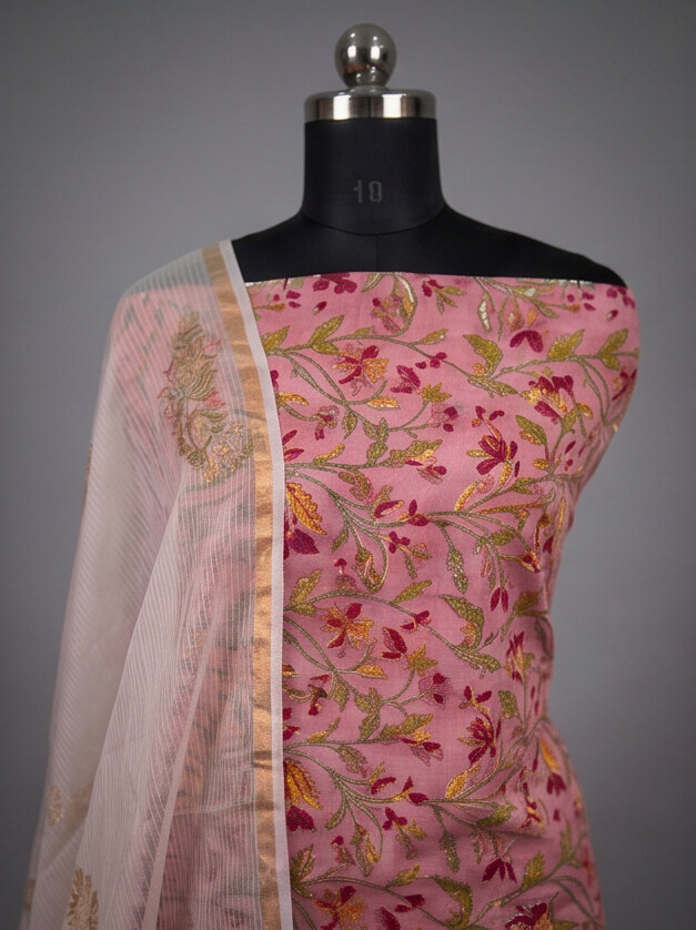 Rose Toned - Mul Mul Kota Dupatta