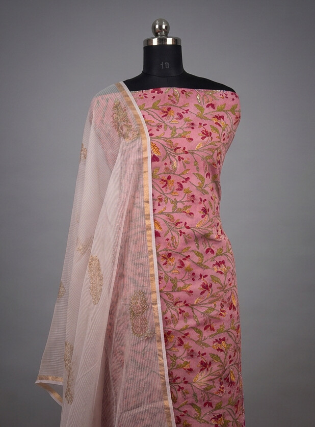 Rose Toned - Mul Mul Kota Dupatta