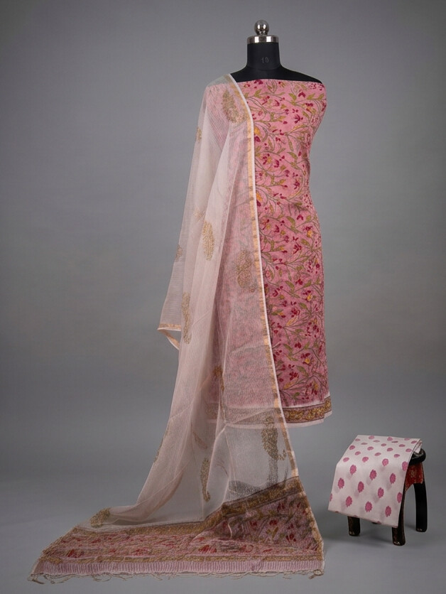 Rose Toned - Mul Mul Kota Dupatta