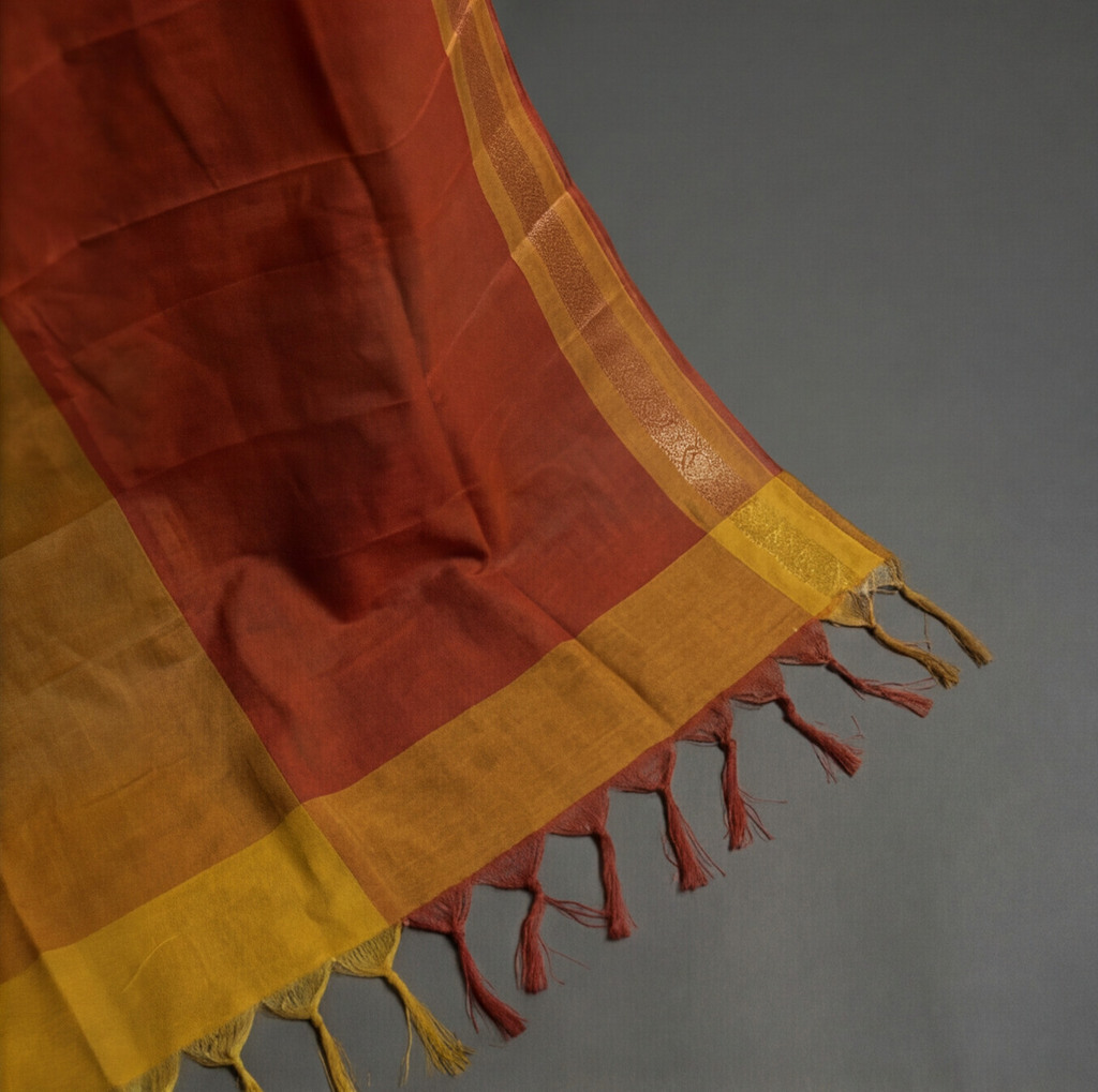 Mustard Yellow & Rust
