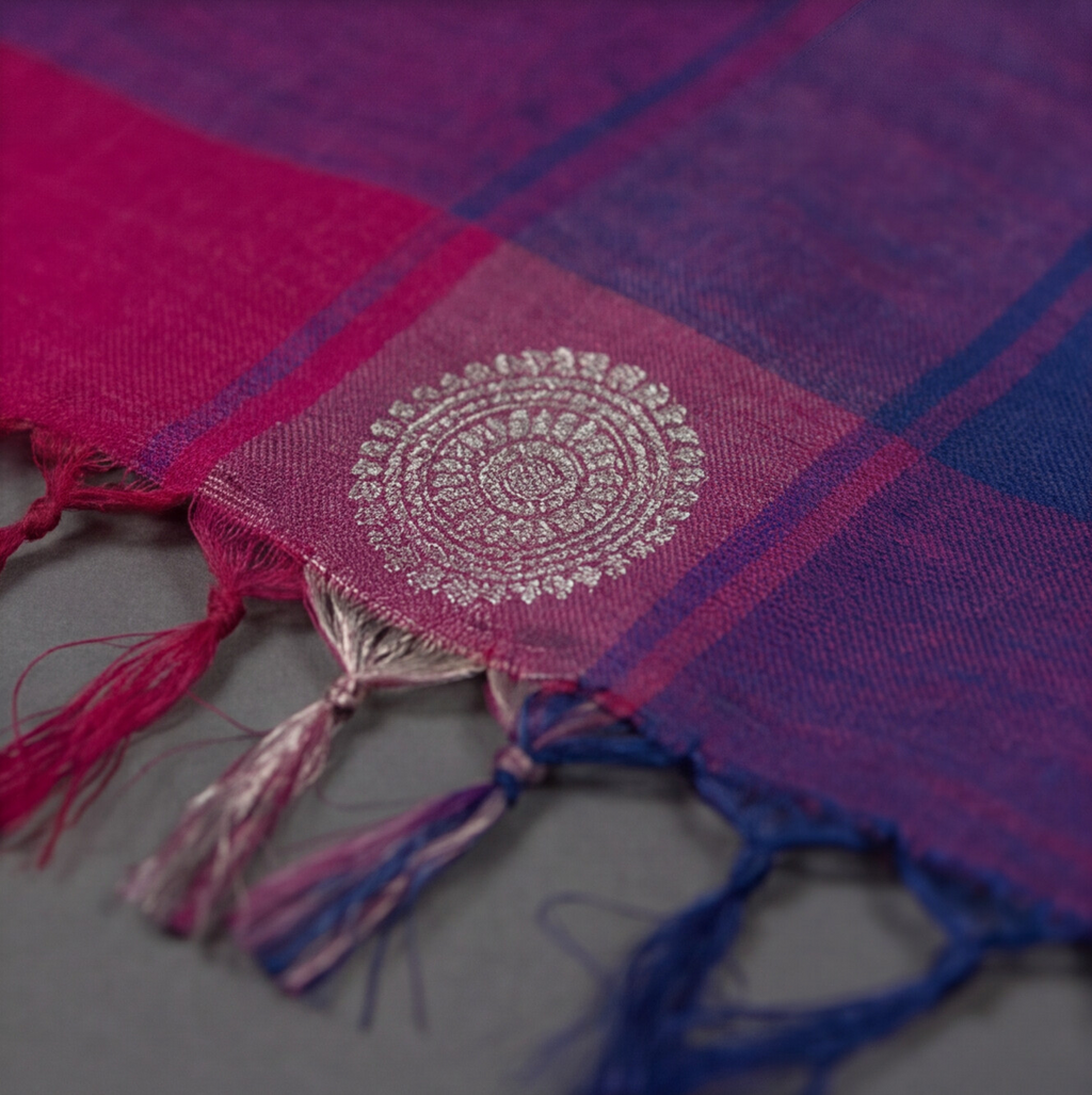 Magenta & Navy Blue