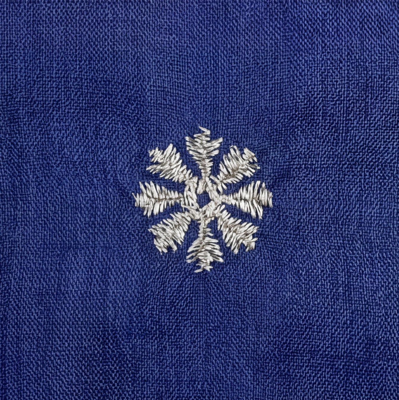 Raw Silk Motif Chudi Material - Royal Blue & Sea Green