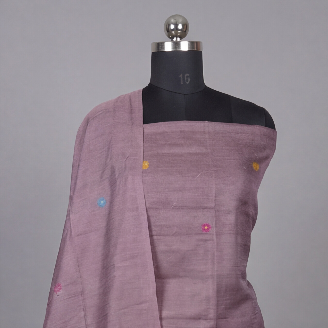 Premium Chanderi Zari - Rose Gold