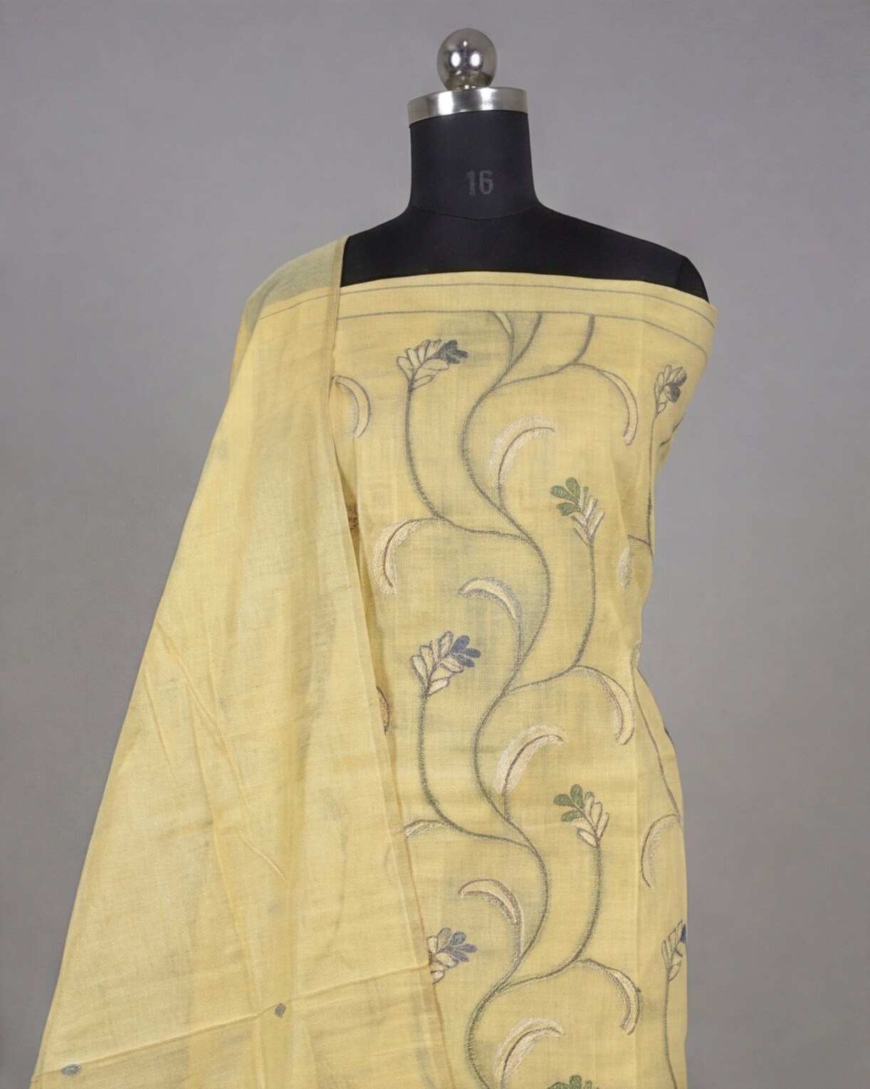 Premium Chanderi Thread - Lemon Yellow