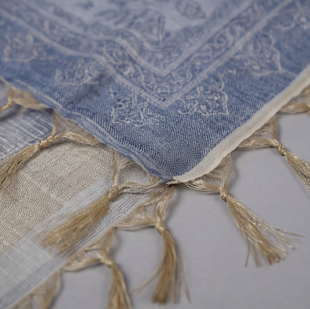 Premium Chanderi Zari - Blue