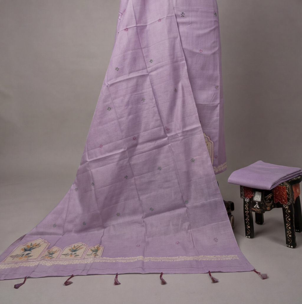 Premium Chanderi Thread - Lavender