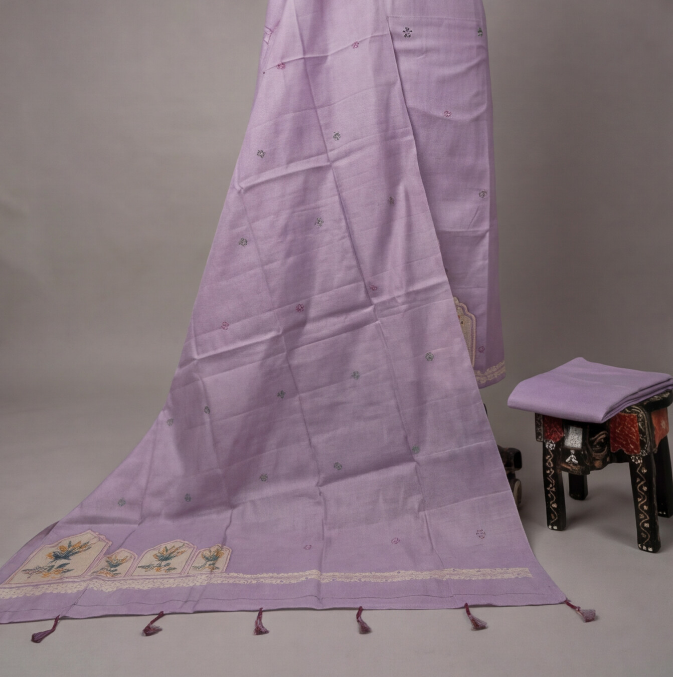 Premium Chanderi Thread - Lavender