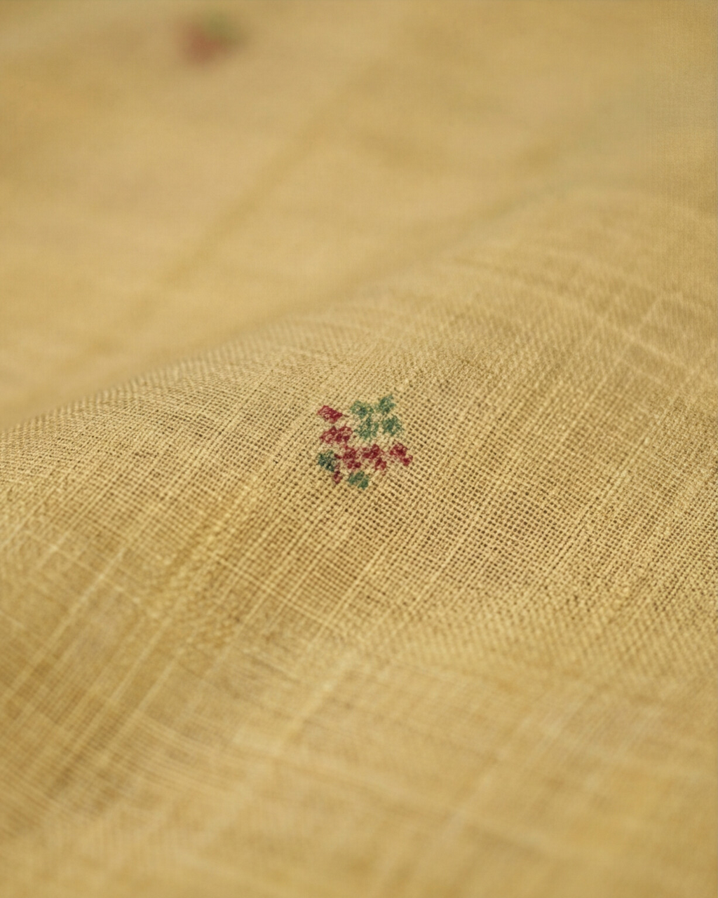 Premium Chanderi Thread - Mustard Yellow