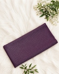 Purple tissue brocade fabric bottom by S Fabs featuring intricate woven pattern and luxurious texture.