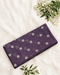 Purple Tissue Brocade Top by S Fabs showcasing intricate fabric texture and elegant design.